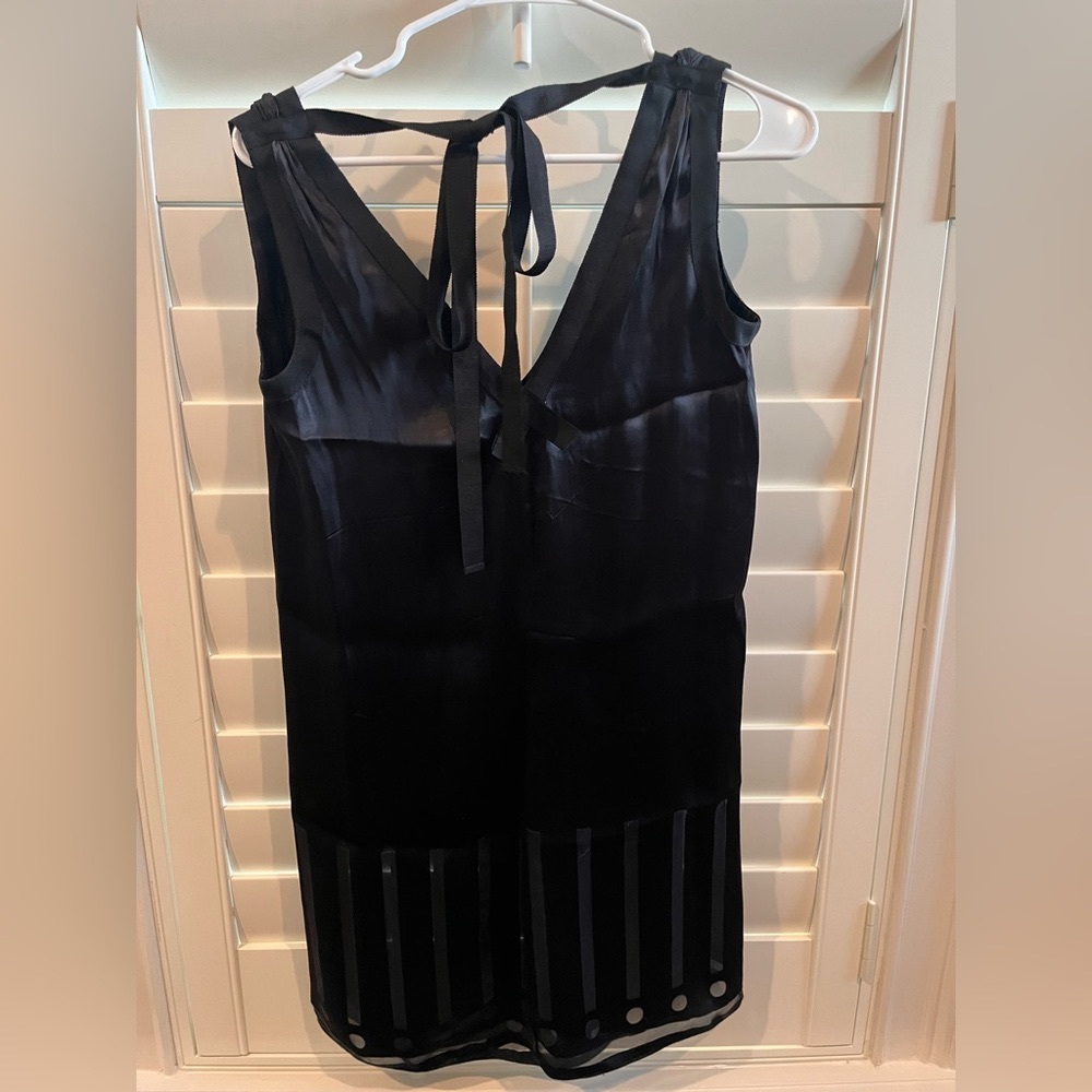 Max studio little black dress flapper twenties style